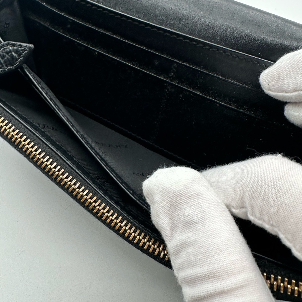 Burberry Patent Embossed Leather Wallet - Picture 13 of 15